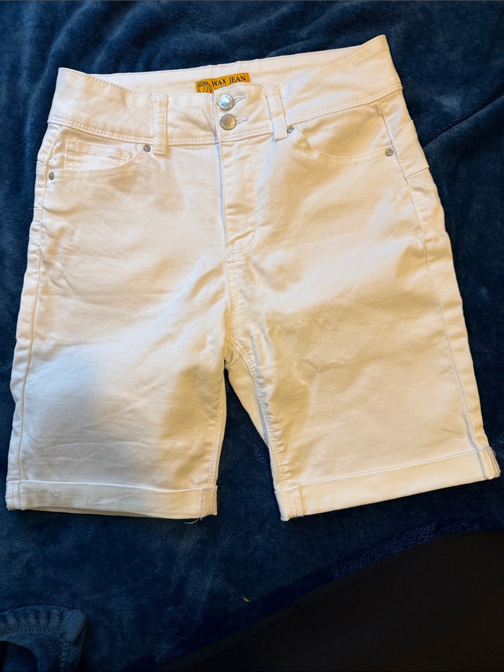 Wax Jean White Women’s Jean Shorts